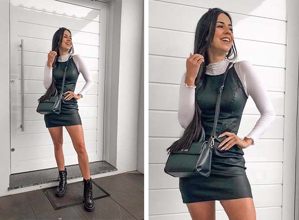 Coturno e Vestido: A Harmonia das Texturas - inspiração 1