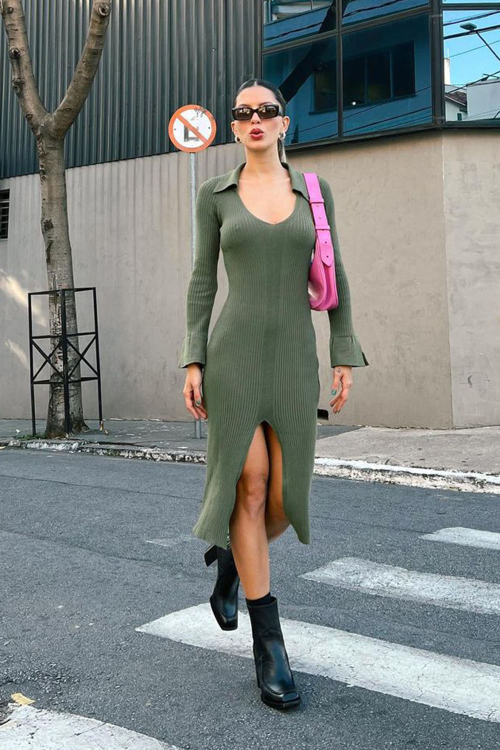 O Comprimento Ideal do Vestido Para Cada Coturno - inspiração 2