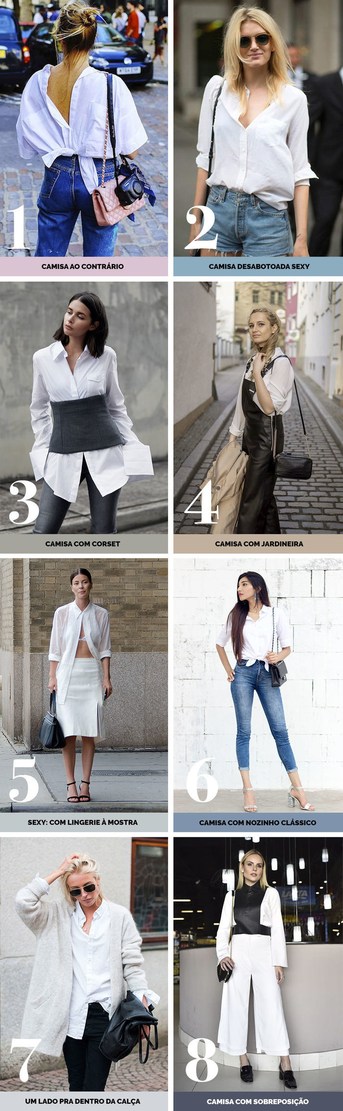 Sobrepondo com Confiança: Camisa Branca sob Vestidos e Saias - inspiração 2