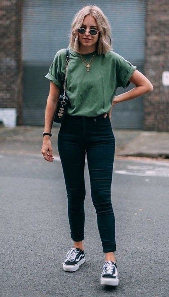 O Acessório Certo para Complementar o Look Sapatilha e Jeans Skinny - inspiração 2