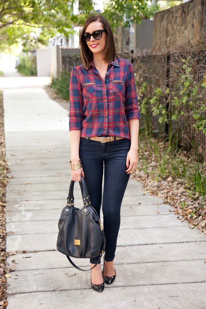 A Camisa Xadrez: Um Toque Moderno e Casual Chic - inspiração 2