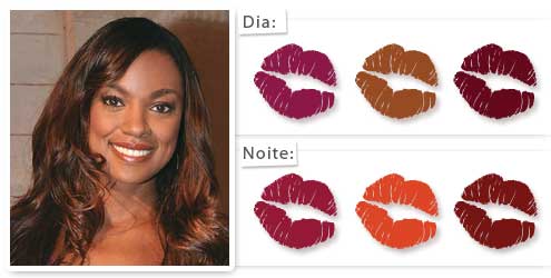 Pele Morena: Vermelhos Intensos e Tons Frutados Que Brilham - inspiração 2