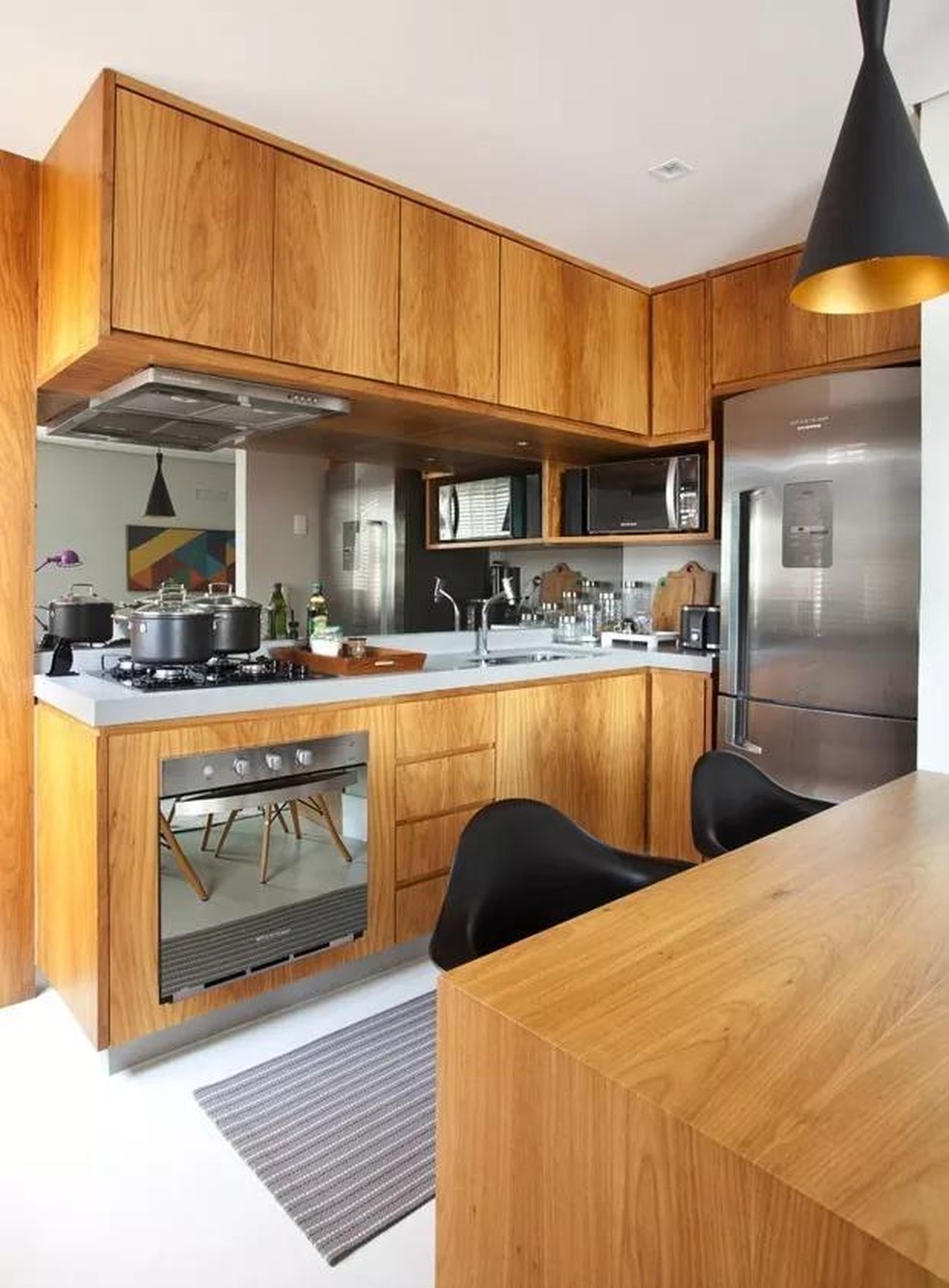 Profundidade e Altura: Cores e Acabamentos que Ampliam - inspiração 2