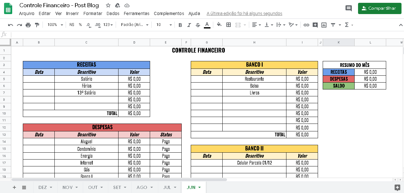 Dicas de Atalhos e Fórmulas Essenciais para Agilizar o Controle - inspiração 2