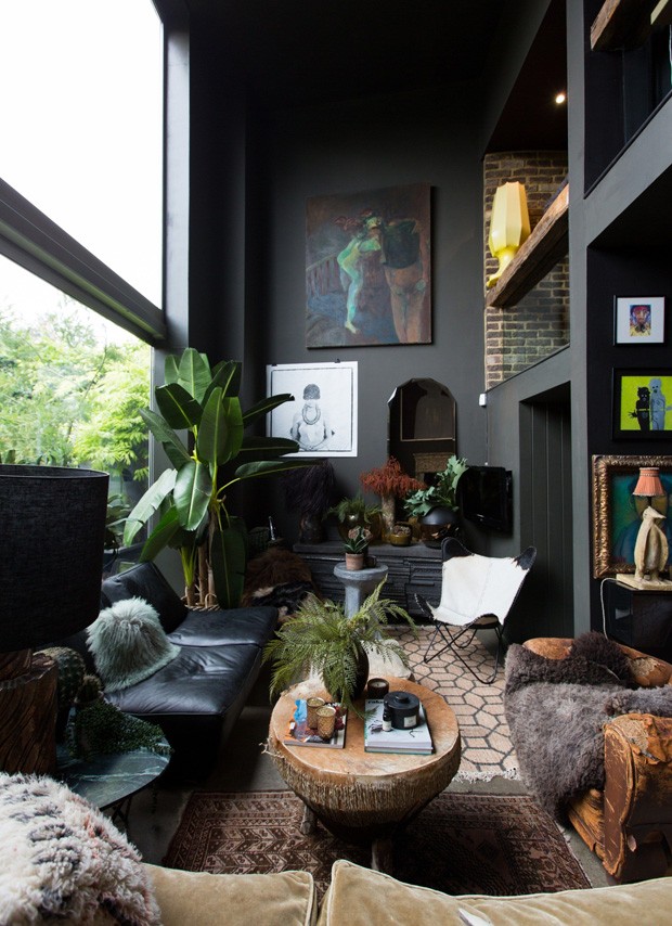 A Força dos Grandes Vasos: Jibóias e Samambaias Artificiais em Cantos Estratégicos - inspiração 1