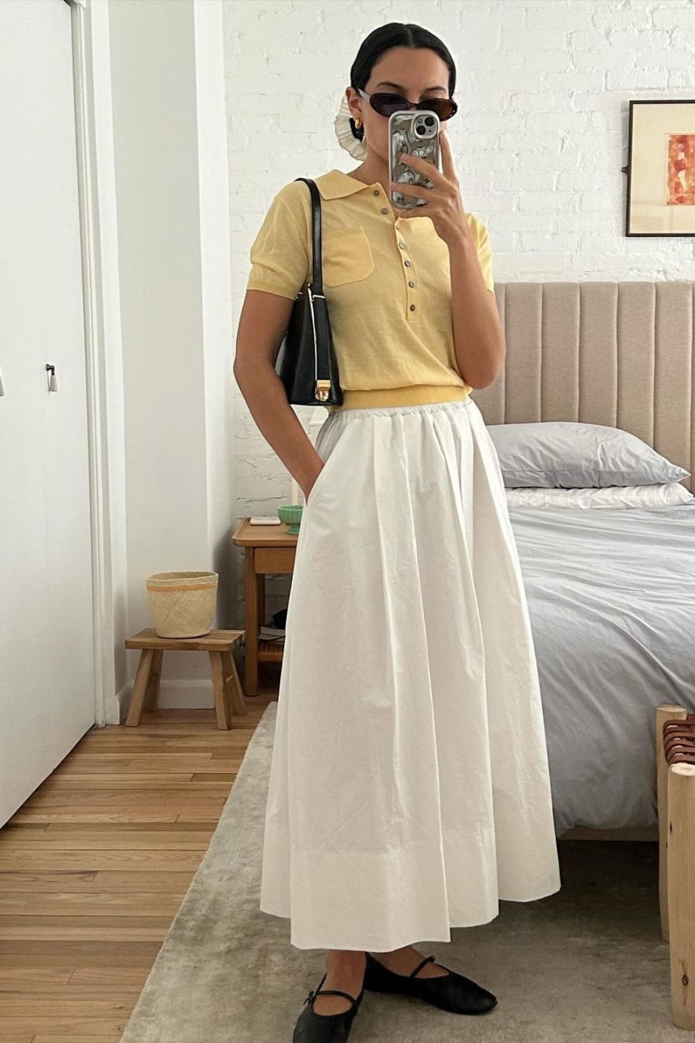 Blusas de Tricô Fino com Saia Evasê: Conforto e Estilo para Dias Frescos - inspiração 2