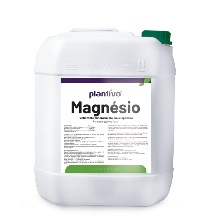 adubação foliar de magnésio para citros
