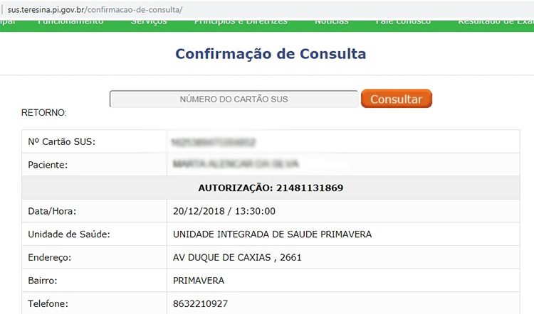 agendar consulta sus online