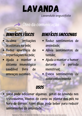 benefícios da aromaterapia com óleo essencial de lavanda