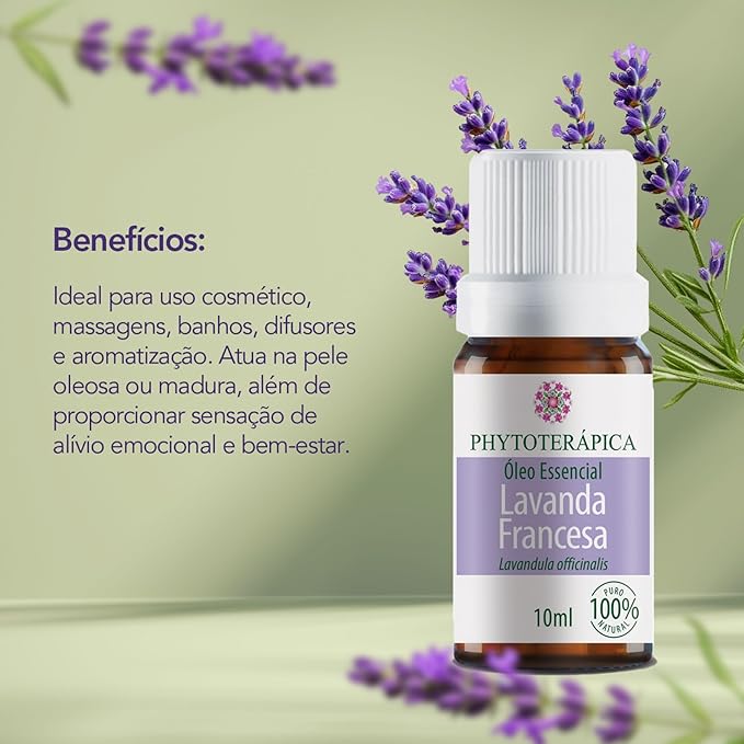 benefícios da aromaterapia com óleo essencial de lavanda