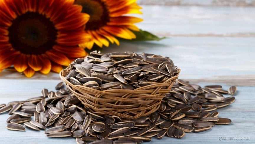 Semente de girassol para reduzir inflamação