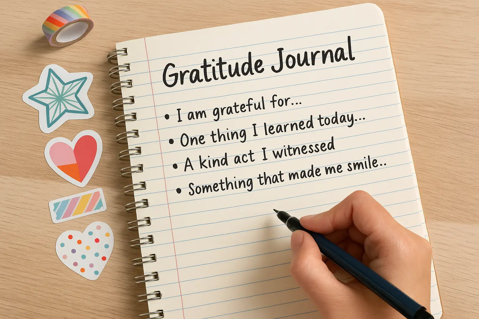 Diário da Gratidão para Crianças: Benefícios e Como Ensinar
