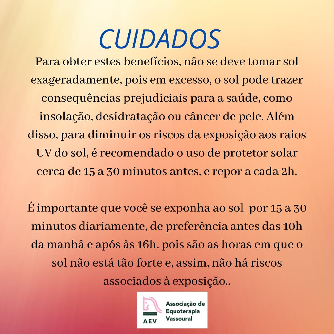 benefícios de tomar sol pela manhã