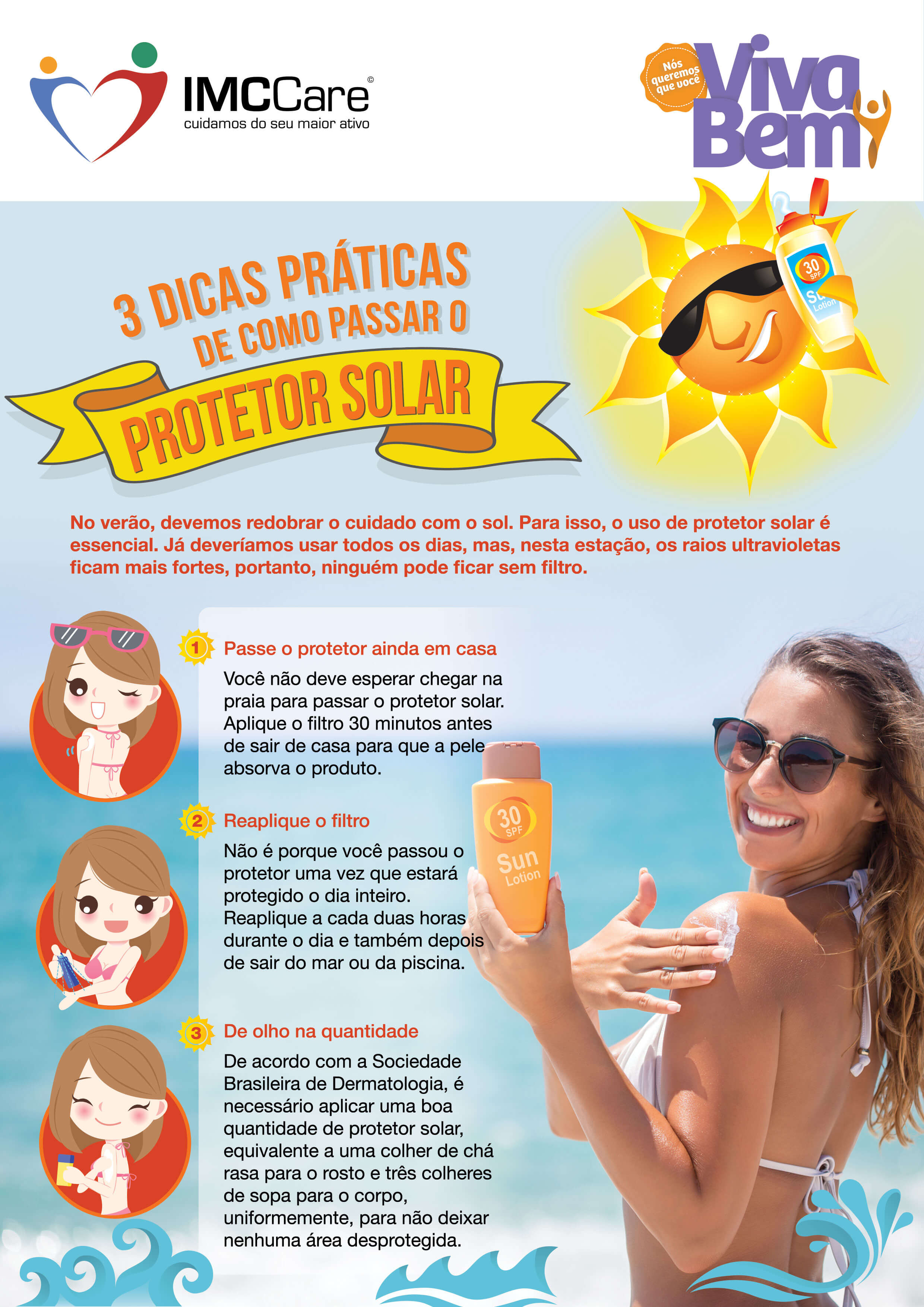 5 ideias de títulos:
1. Protetor Solar: O Escudo Essencial para uma Pele Saudável e Jovem
2. Desmistificando o Uso Diário do Protetor Solar: Benefícios Além da Estética
3. Como Escolher e Usar o Protetor Solar Ideal para Cada Tipo de Pele
4. Combata o Envelhecimento Precoce e Manchas com o Protetor Solar Certo
5. Protetor Solar: Um Aliado Indispensável na Prevenção de Doenças de Pele
