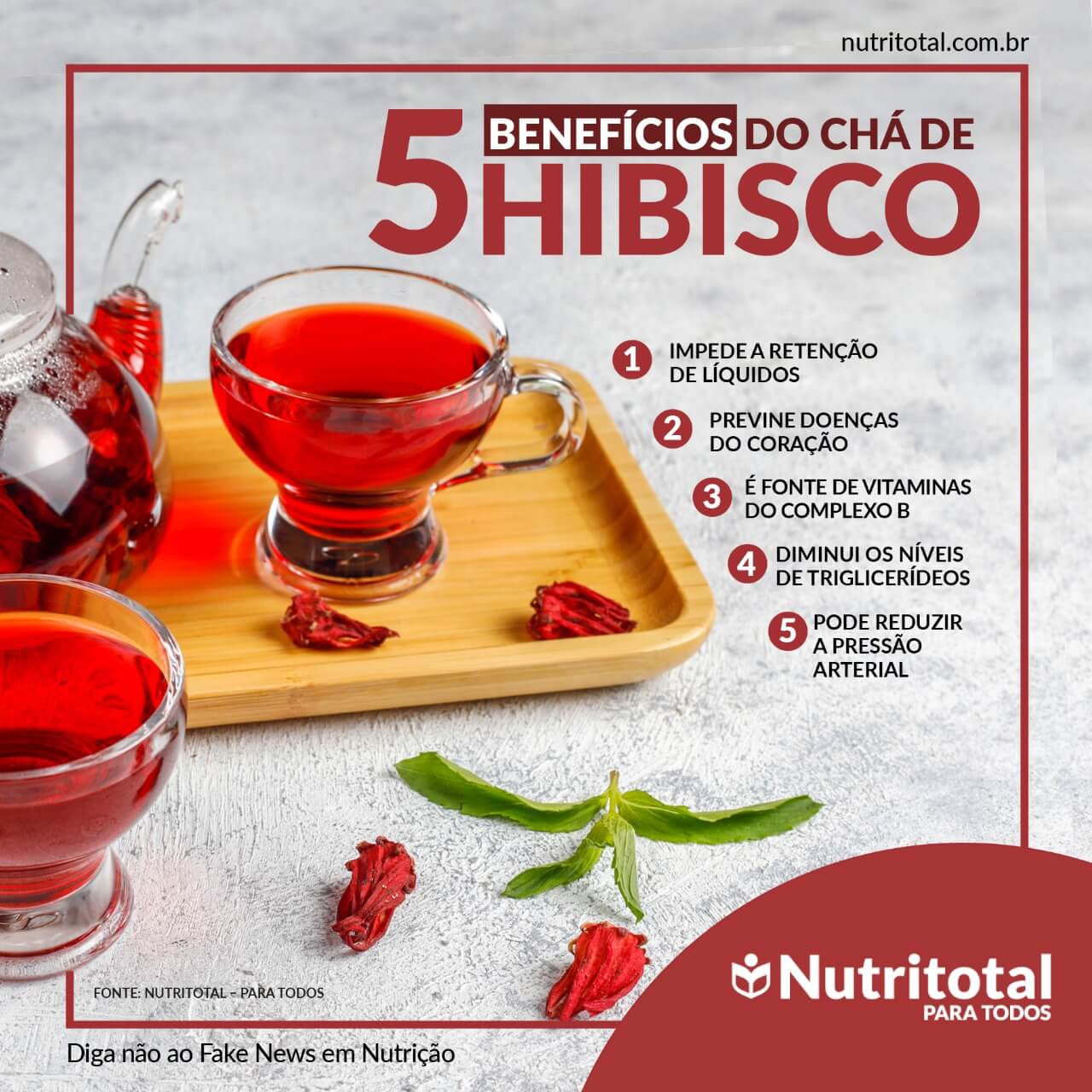 benefícios do chá de hibisco para pressão