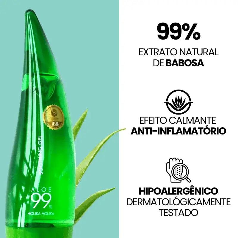 benefícios do gel de babosa no rosto