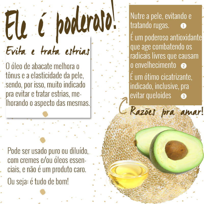 benefícios do óleo de abacate no cabelo