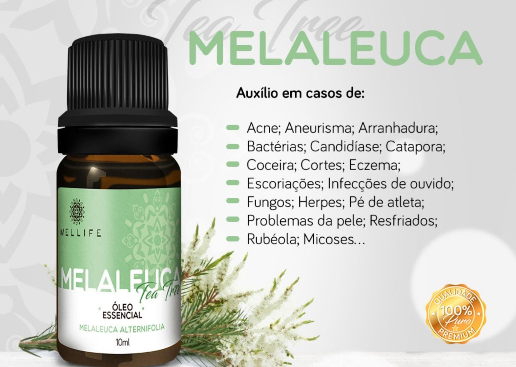 benefícios do óleo de melaleuca na pele