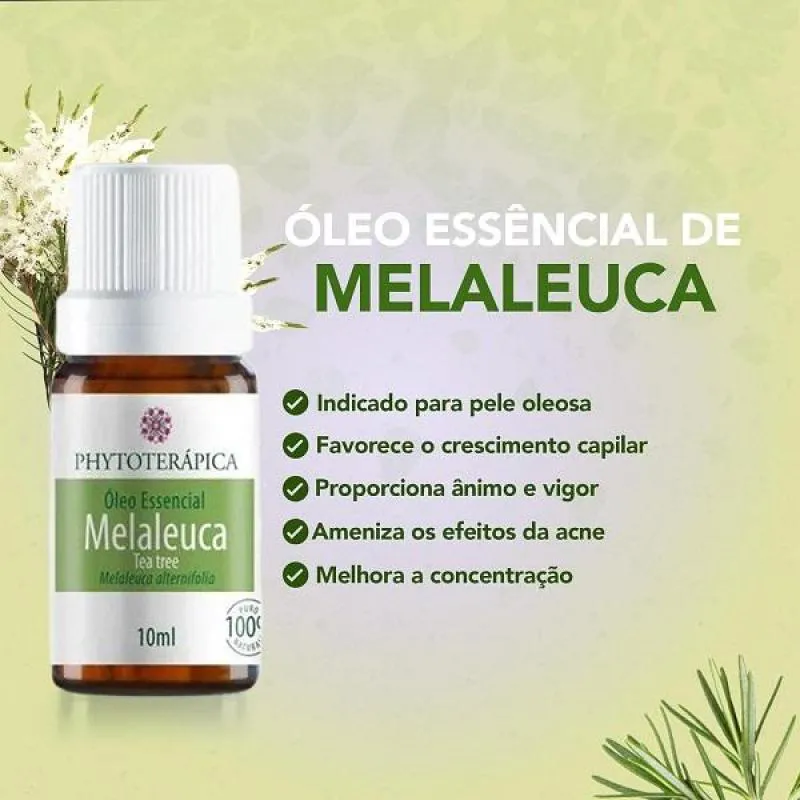 Receitas caseiras com óleo de melaleuca para cabelos