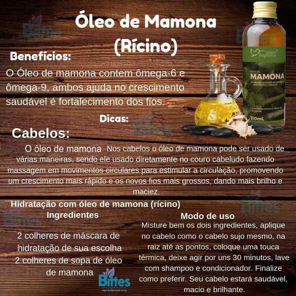 Como fazer umectação com óleo de rícino