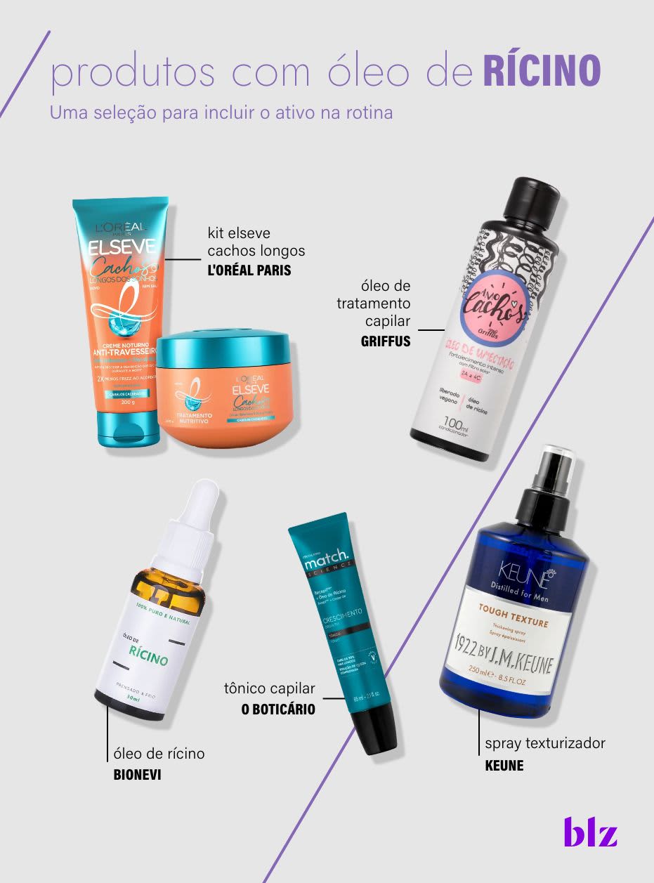 5 receitas de máscaras capilares com óleo de rícino