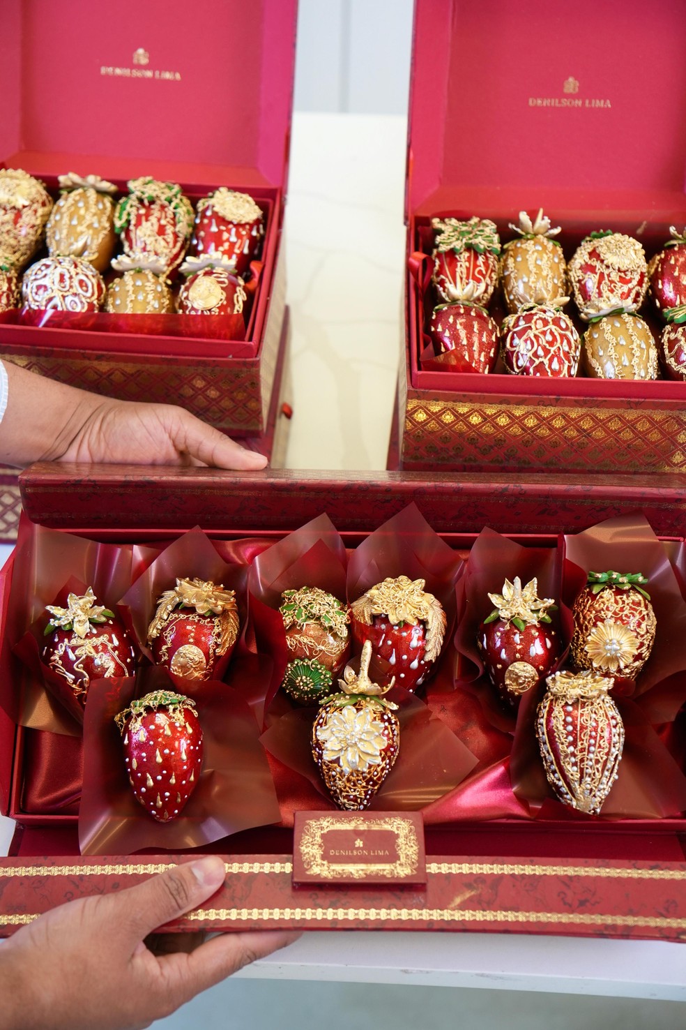 Opções de Bombom de Morango Zero Açúcar e Sem Glúten em Brasília