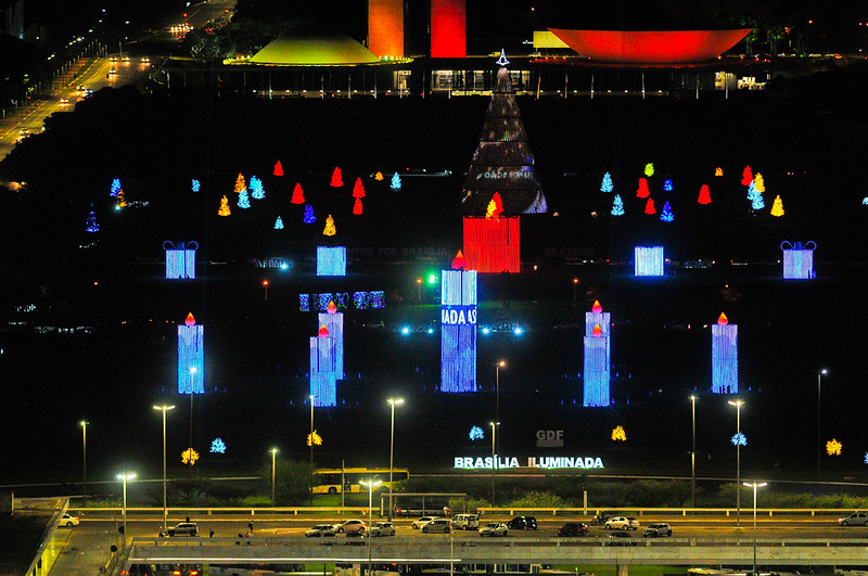 brasília iluminação de natal esplanada