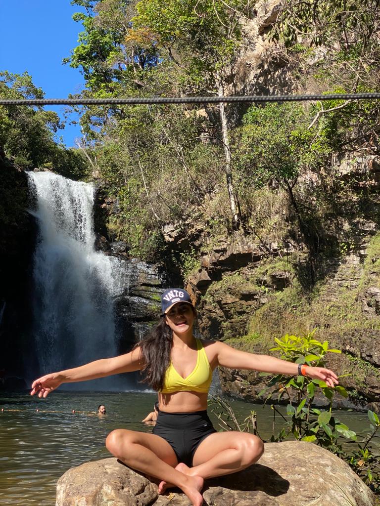 Rapel na Cachoeira Véu de Noiva: Aventura na Chapada Indaiá