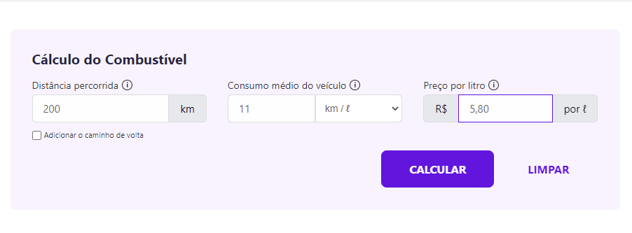 Descubra o melhor método para calcular o consumo do seu veículo