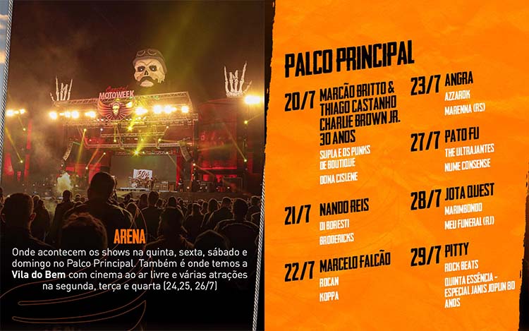 Guia completo de ingressos para o Capital Moto Week 2026