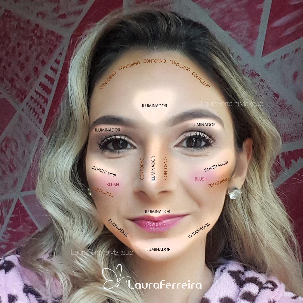 como aplicar iluminador em pó no rosto