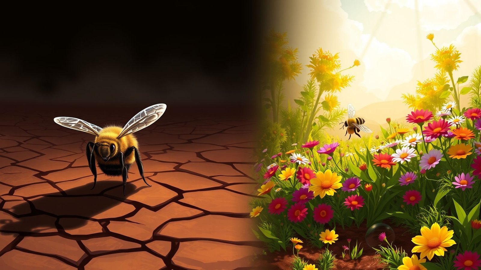 como atrair abelhas para polinizar a horta