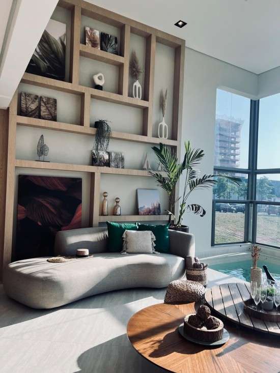 como decorar mesa de centro quadrada