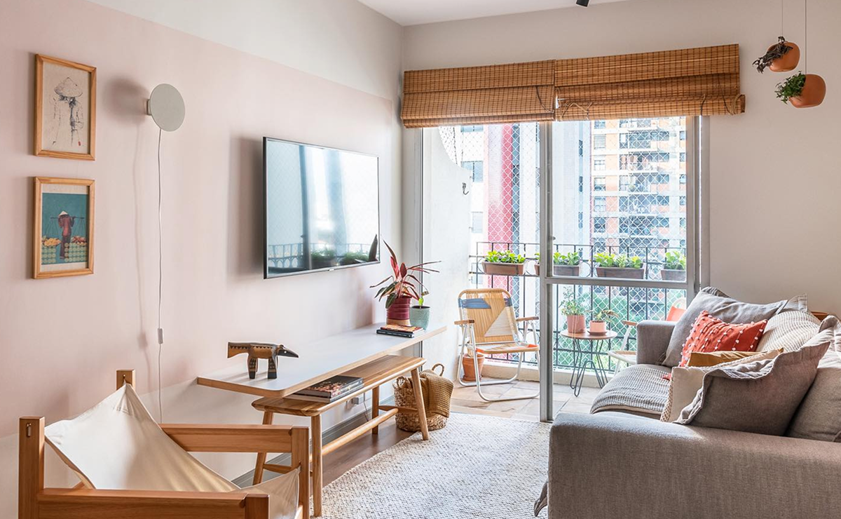 como decorar sala gastando pouco