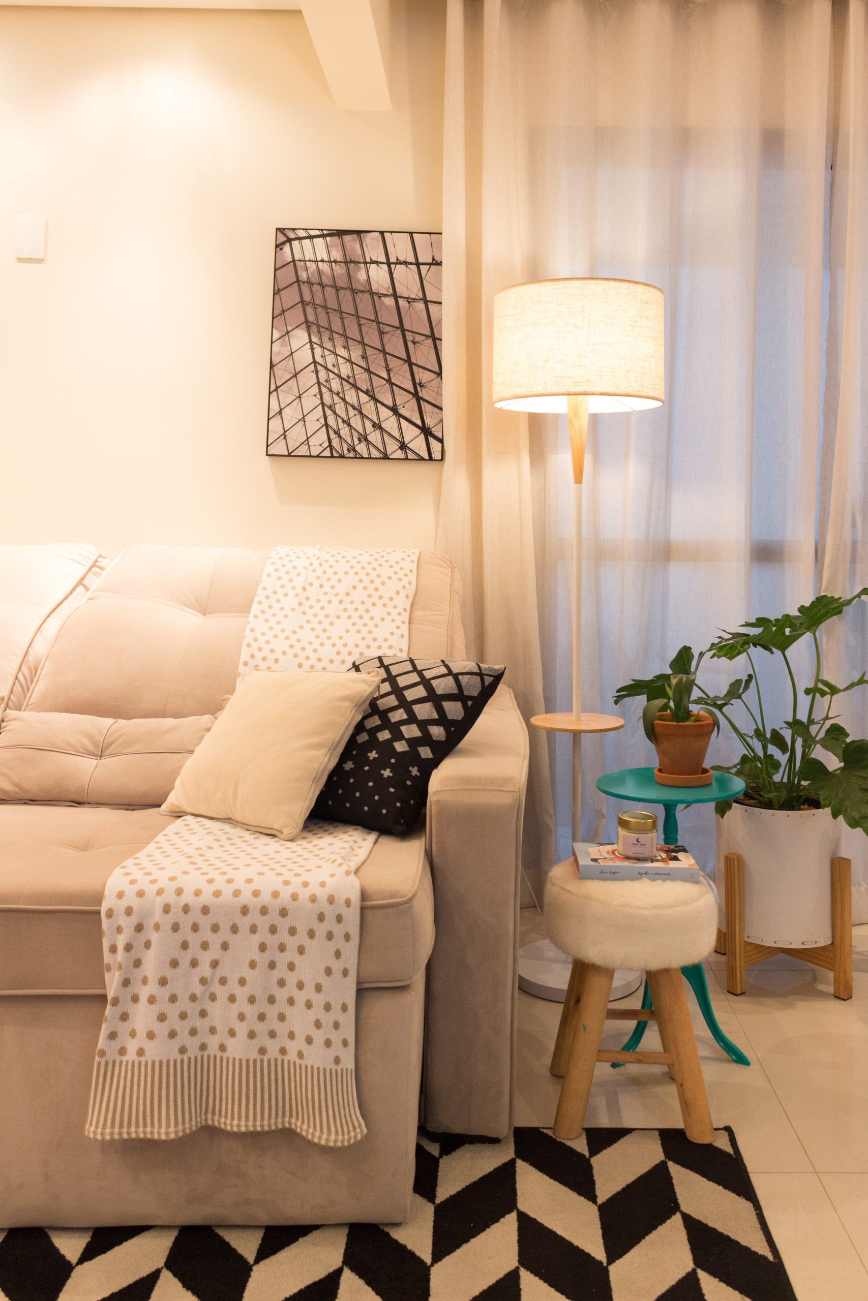 O poder das plantas na decoração de salas baratas