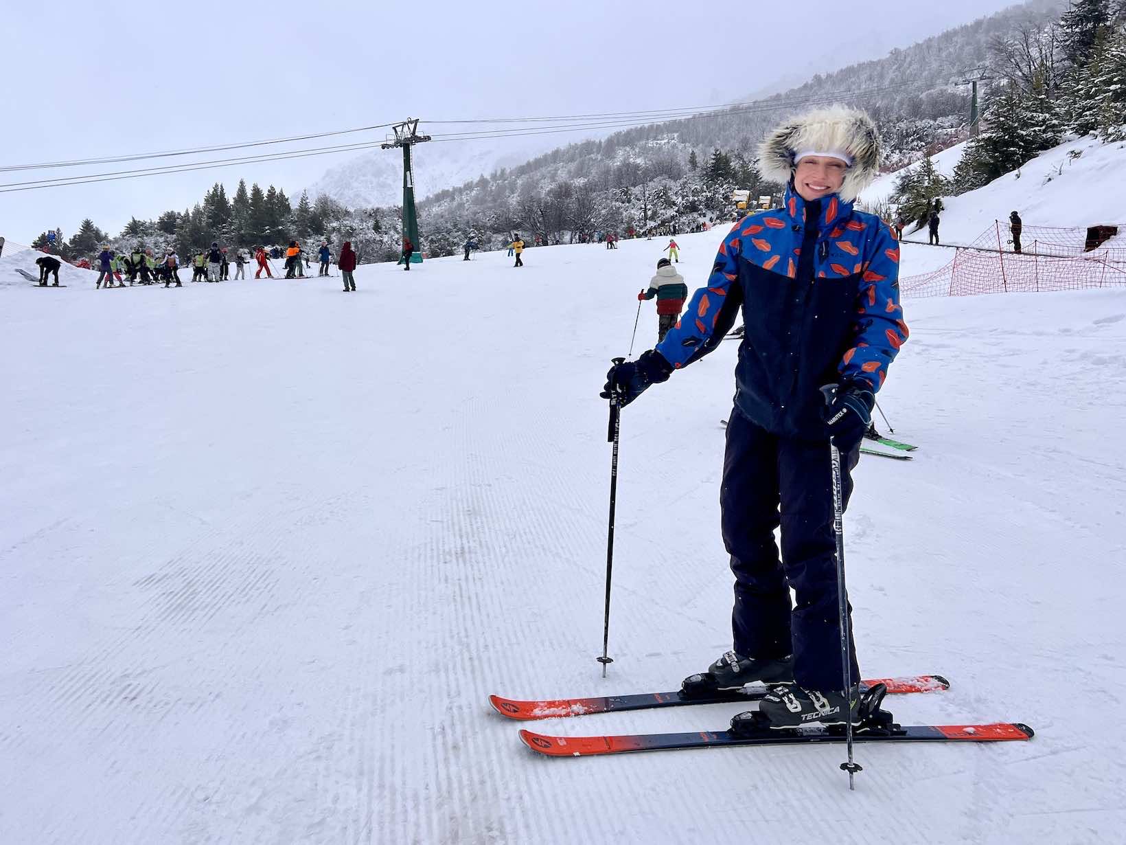 como deslizar na neve com esqui de fundo