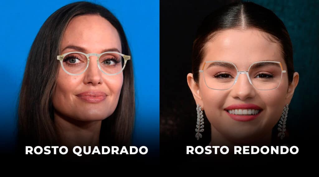 como escolher a armação de óculos redonda