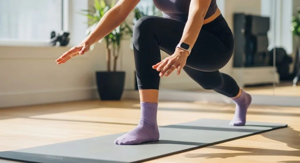 5 ideias de títulos:
1. Guia Completo: Como Escolher a Meia Antiderrapante Perfeita para Pilates
2. Pilates com Meia ou Descalço? Entenda os Benefícios e Riscos
3. As Melhores Marcas de Meias para Pilates: Lupo