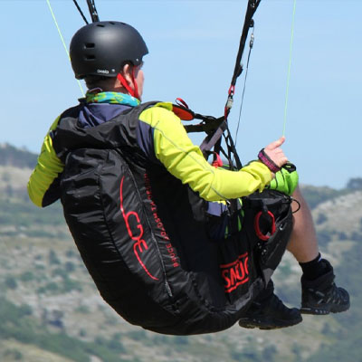 como escolher a selete de parapente confortável
