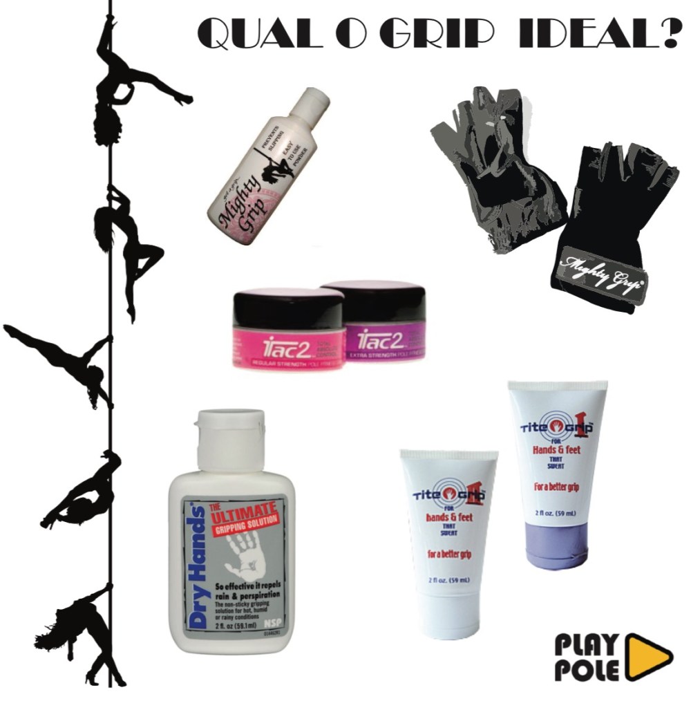 Guia completo de marcas de grip para pole dance no Brasil