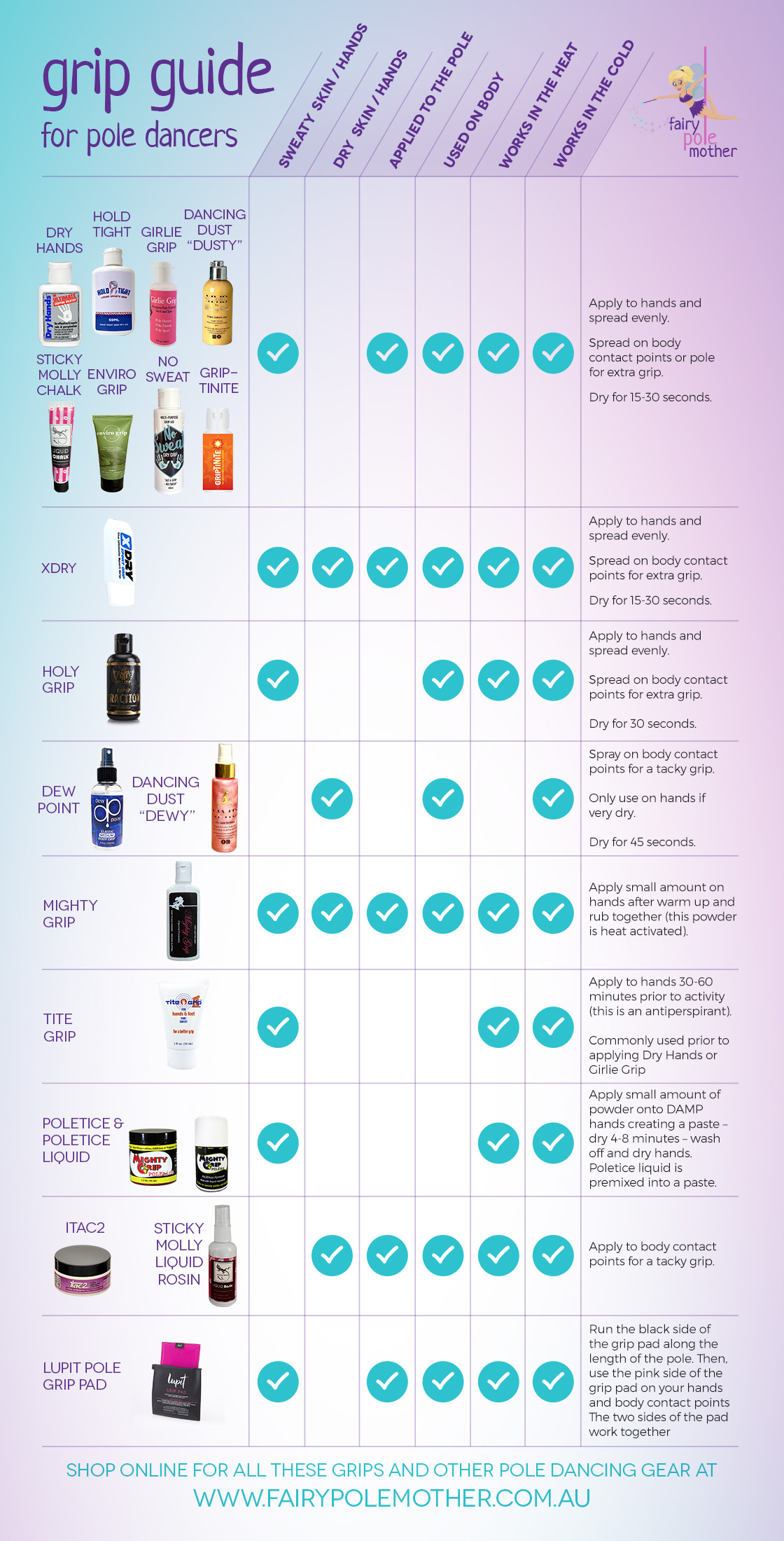 Pole dance: como lidar com mãos suadas ou secas