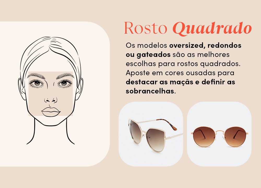 Tendências de óculos para quem tem rosto quadrado