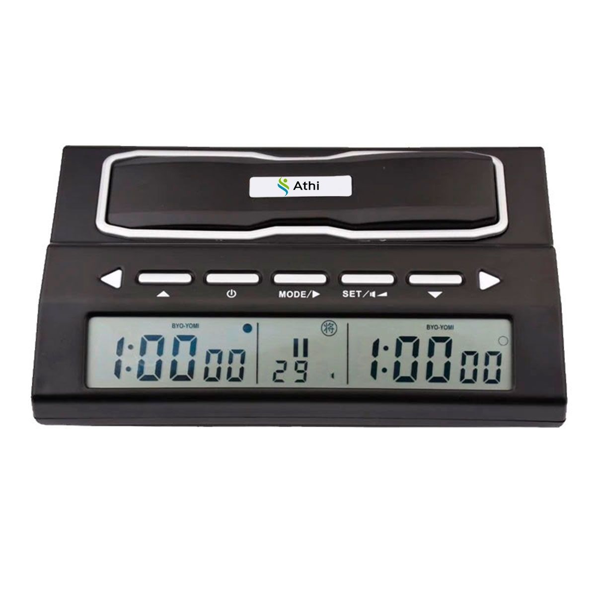 Como configurar um relógio de xadrez digital