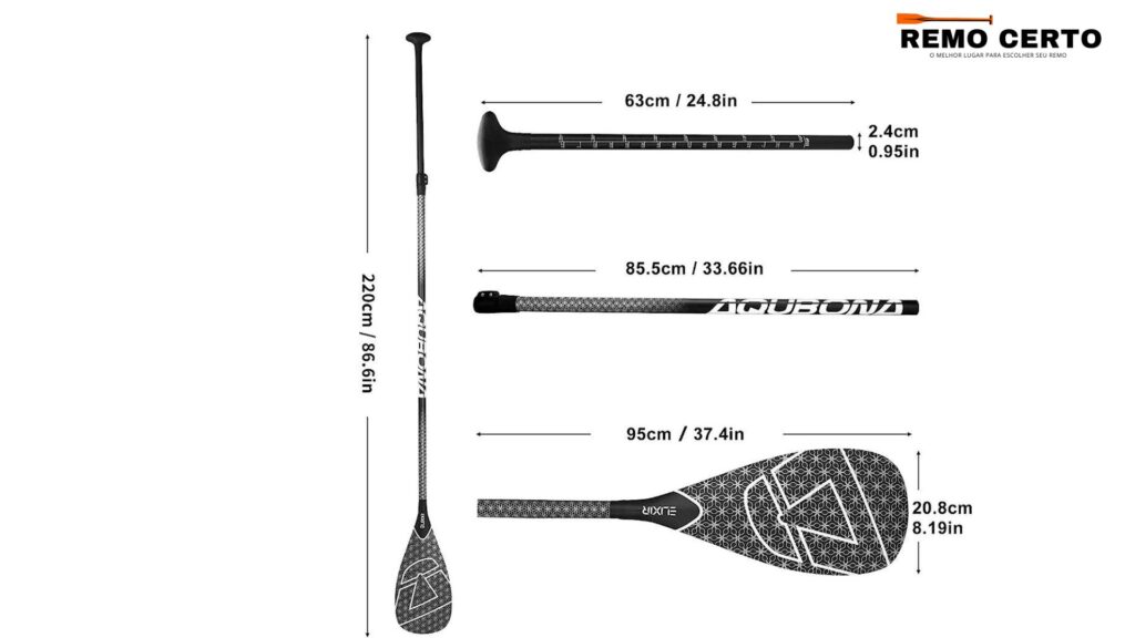 como escolher o remo de fibra de carbono