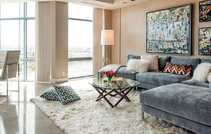 Tendências de cores e estampas de tapetes para 2024