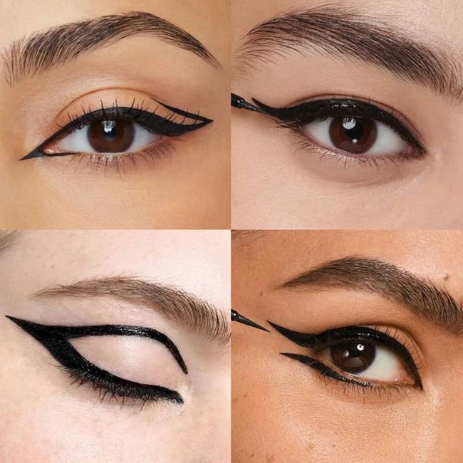 como fazer delineado com batom líquido