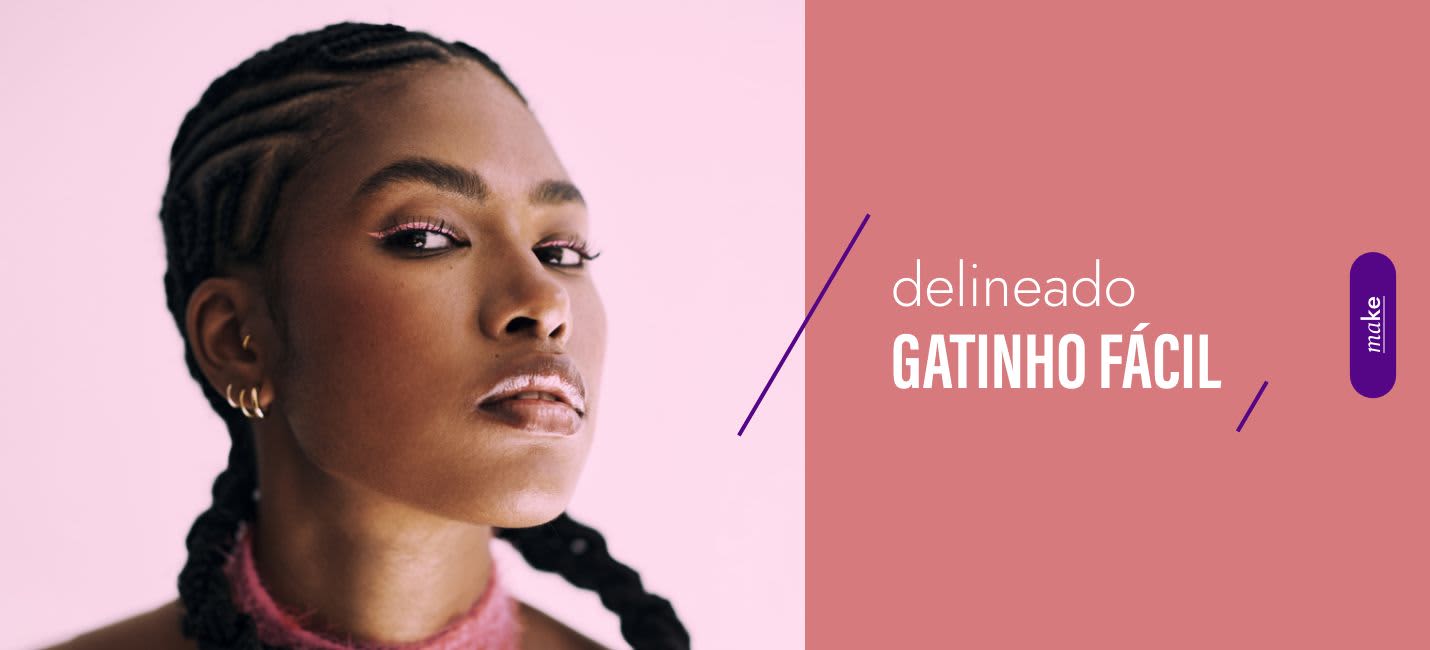 como fazer delineado de gatinho com colher