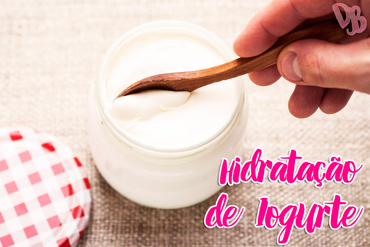 como fazer hidratação com iogurte no cabelo