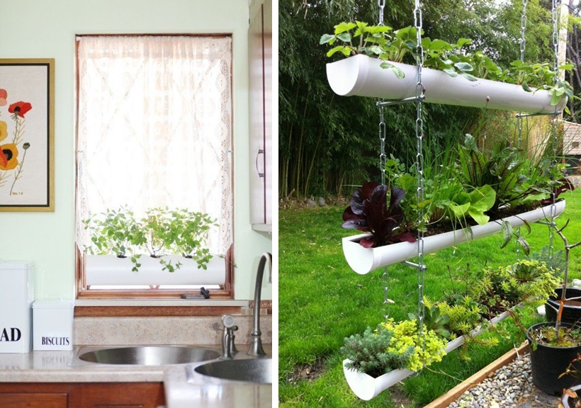 como fazer horta em cano pvc horizontal