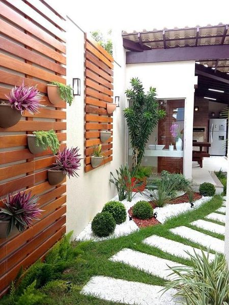 como fazer jardim vertical com paletes